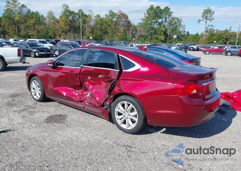 2017 Chevrolet Impala 1Lt from USA, damaged, VIN 2G1105S36H9189384